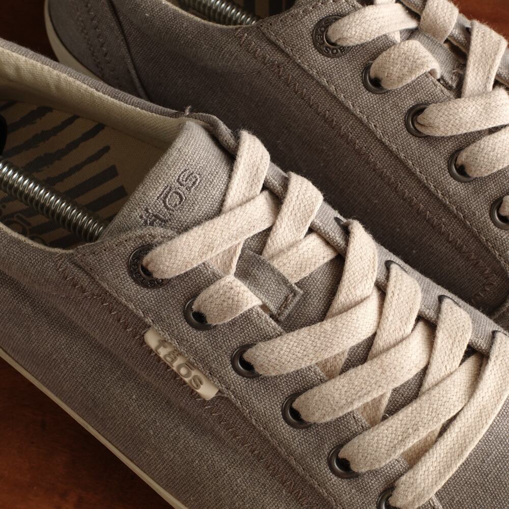 Taos Sneakers WMS SZ 10W Light Gray Star Casual Low Comfort Walking Neutral Shoe - Picture 5 of 13